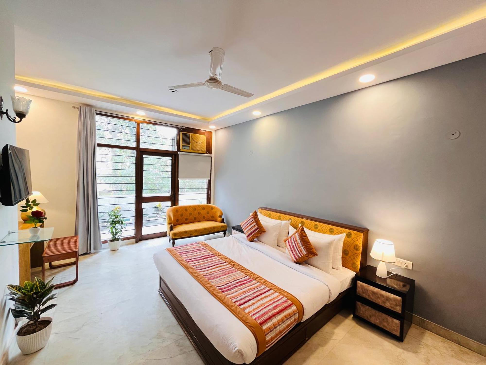 מלון Grove Residency Hauz Khas New Delhi Couple Friendly מראה חיצוני תמונה