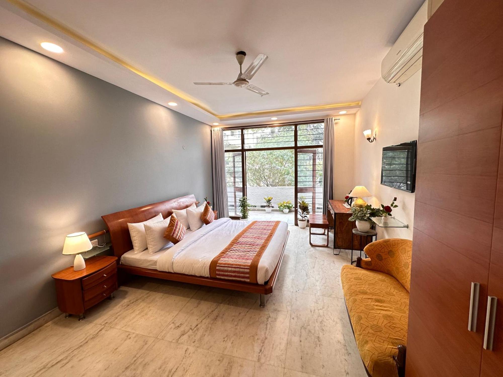 מלון Grove Residency Hauz Khas New Delhi Couple Friendly מראה חיצוני תמונה