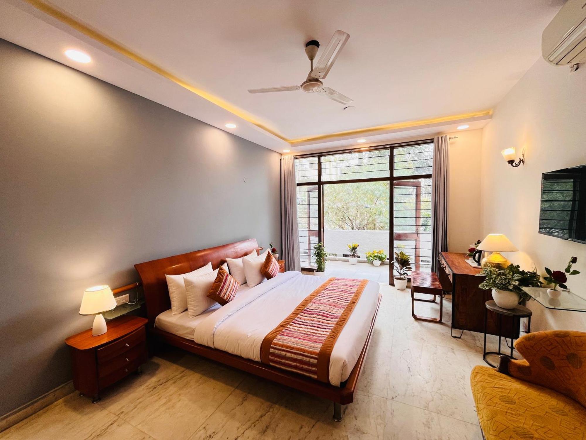 מלון Grove Residency Hauz Khas New Delhi Couple Friendly מראה חיצוני תמונה