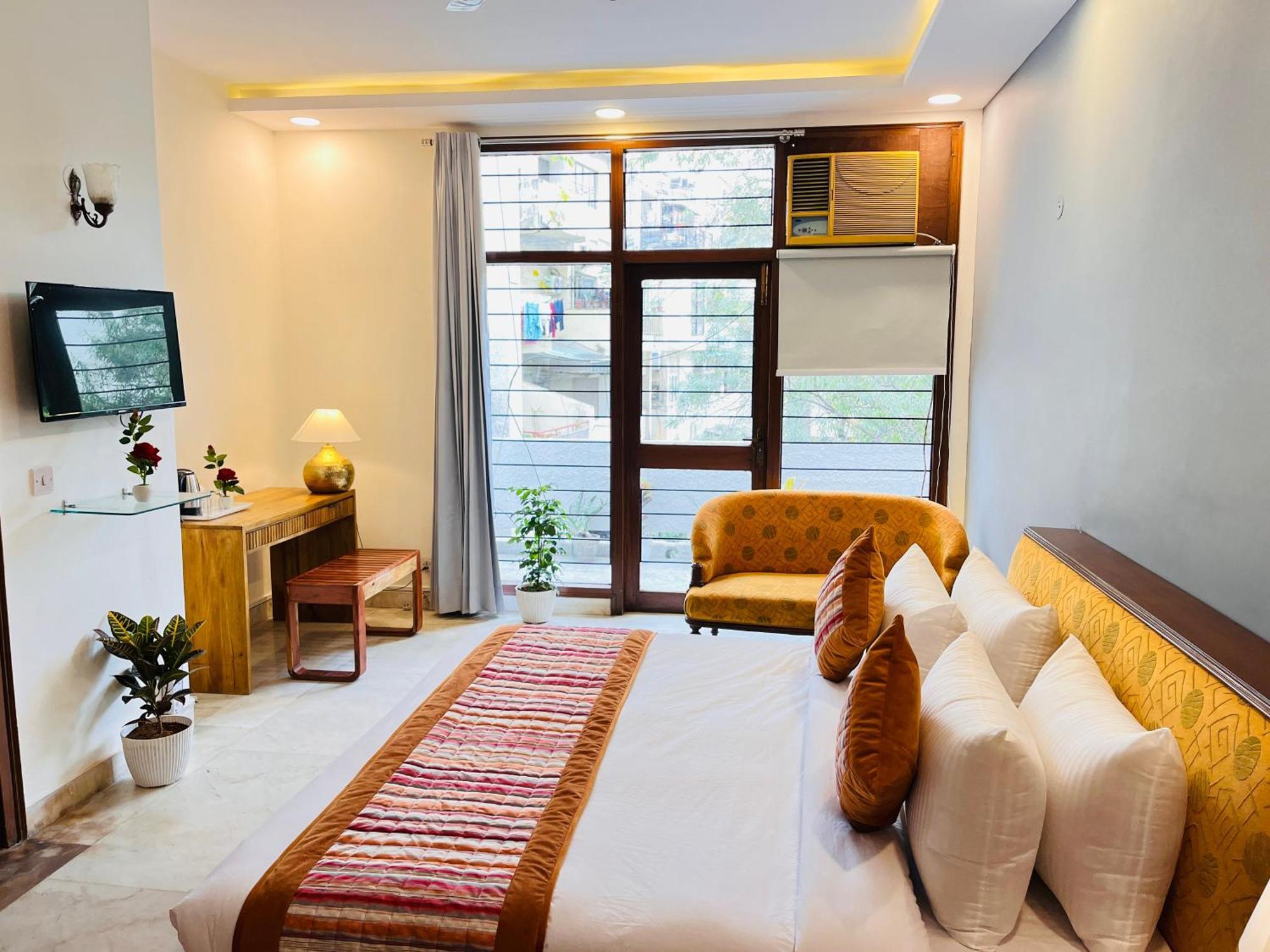 מלון Grove Residency Hauz Khas New Delhi Couple Friendly מראה חיצוני תמונה